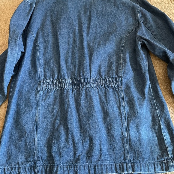 Vintage denim Liz Claiborne blazer - Picture 7 of 8